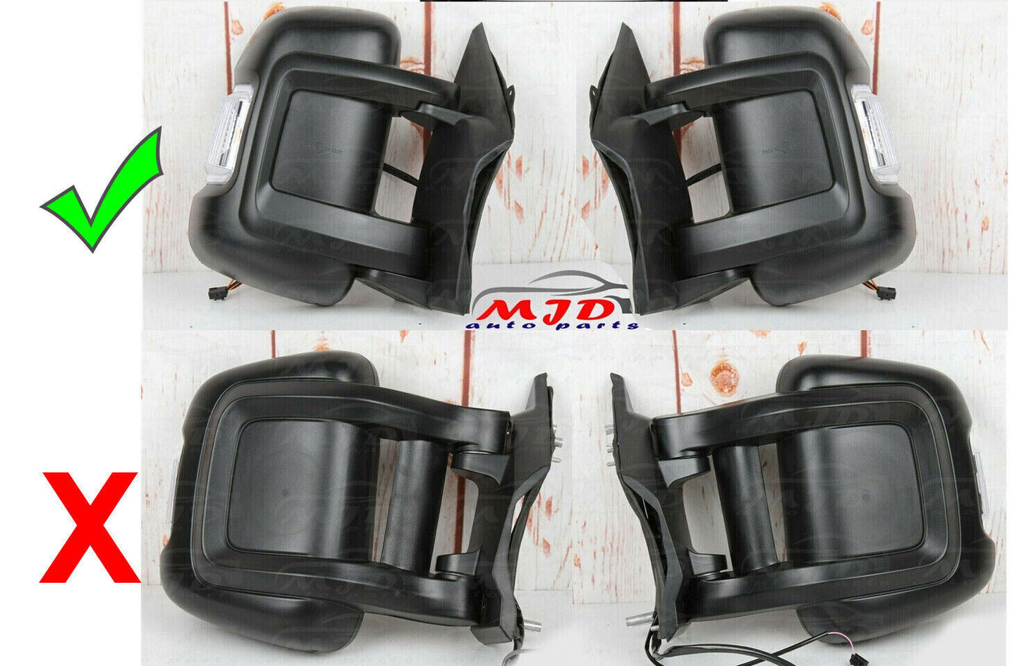 FOR DODGE RAM PROMASTER 1500 2500 3500 LEFT DRIVER SIDE POWERED DOOR MIRROR