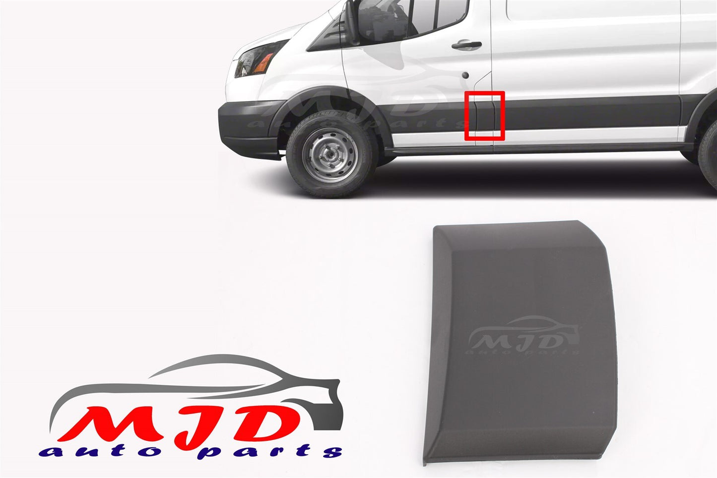 FIT FORD TRANSIT 2015-2024 FRONT DOOR TRIM B PILLAR MOLDING COVER LEFT DRIVER 