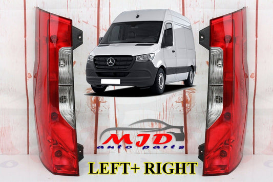 FOR MERCEDES SPRINTER W907 2019-2021 LEFT & RIGHT SIDE REAR TAIL LIGHTS W BULBS