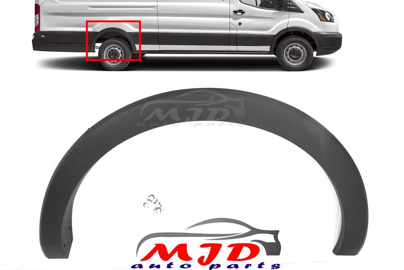 FOR FORD TRANSIT 2015-2019 RIGHT PASSENGER SIDE REAR FENDER FLARE MOLDING TRIM