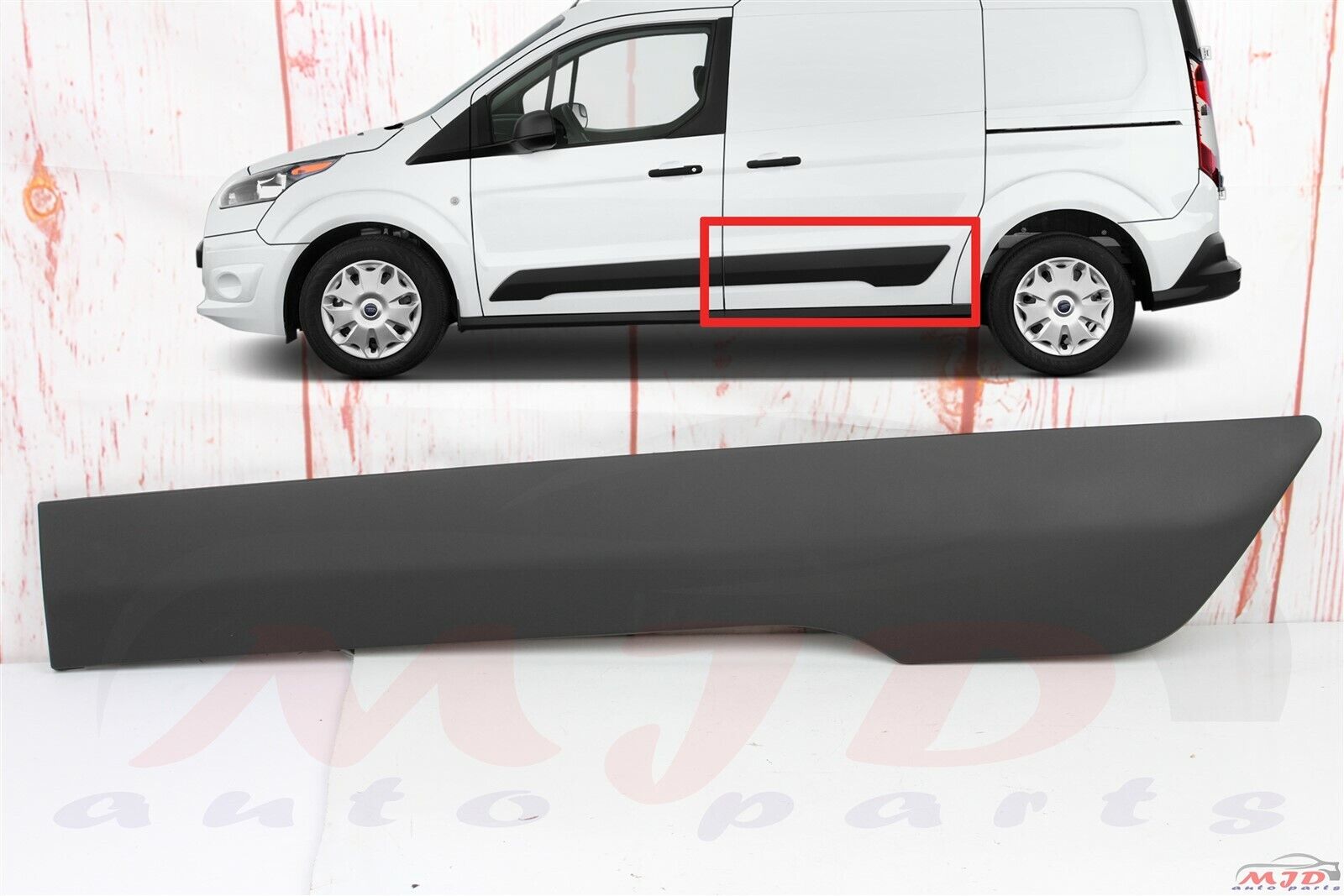 FOR FORD TRANSIT CONNECT 2014-2022 LEFT DRIVER SIDE SLIDING DOOR TRIM MOLDING