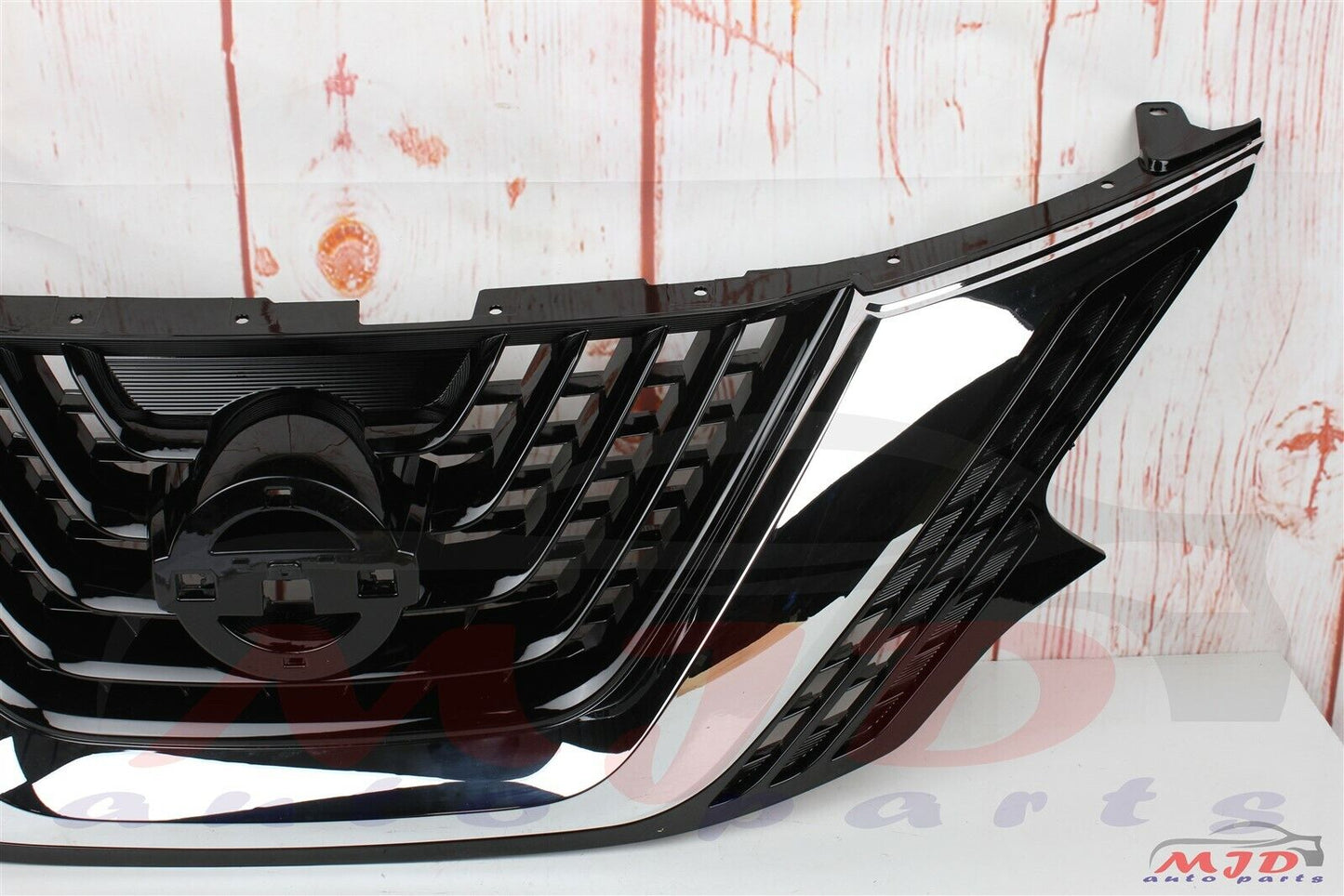 For Nissan Murano 2015-2018 Front Upper Mesh Chrome Grill Grille