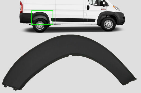 FIT DODGE RAM PROMASTER 2019-2025 RIGHT REAR MOLDING WHEEL TRIM FENDER FLARE
