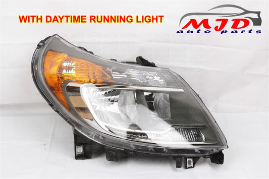 FOR RAM PROMASTER 2014-2022 RIGHT PASSENGER HEADLIGHT W DAYTIME RUNNING LIGHT