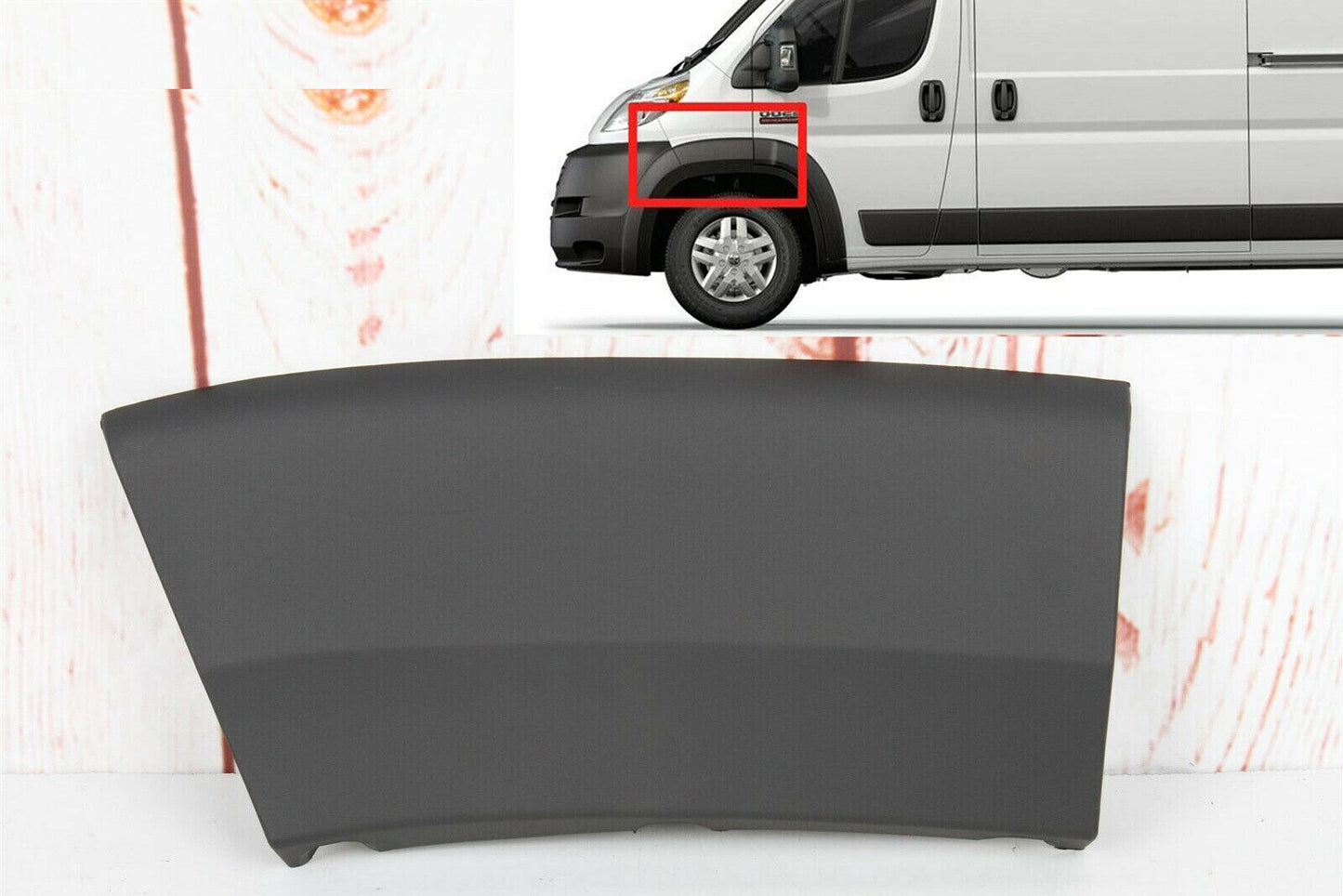 FOR DODGE RAM PROMASTER 2014- FRONT MOLDING TRIM FENDER FLARE LEFT 1314099070