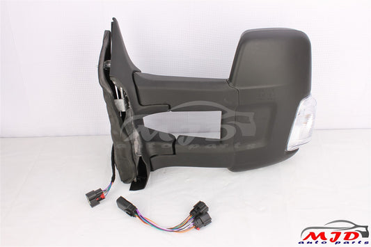 FOR FORD TRANSIT 2015-2022 LEFT DRIVER POWERED MIRROR SIGNAL EXTENDED BLIND SPOT