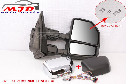 FOR FORD F150 2015-2020 PASSENGER TOWING MIRROR POWER ADJUSTMENT BLIND SPOT