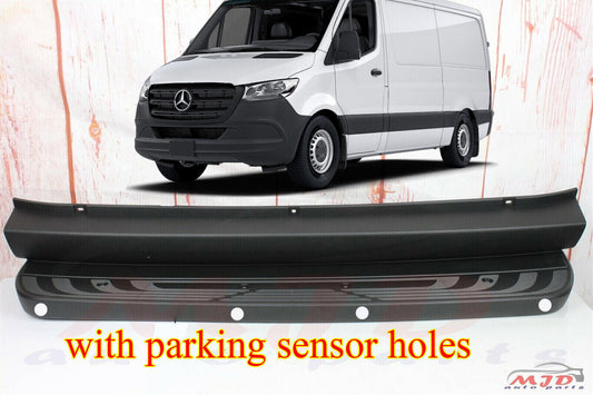 FOR MERCEDES SPRINTER W907 2019-2024 REAR BUMPER FOOT STEP W PARKING SENSOR HOLE