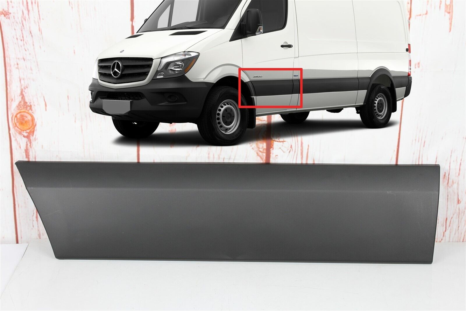 FOR MERCEDES SPRINTER W906 FRONT LEFT DOOR TRIM MOLDING COVER 9066900162