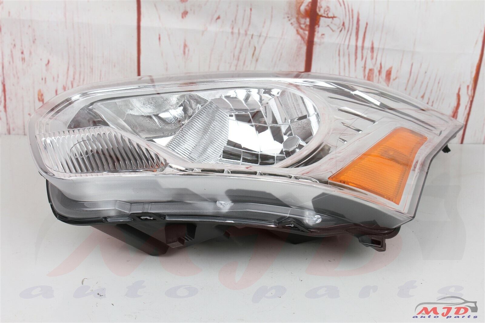 FOR FORD TRANSIT 2015-2022 LEFT DRIVER SIDE CHROME HEADLIGHT HALOGEN