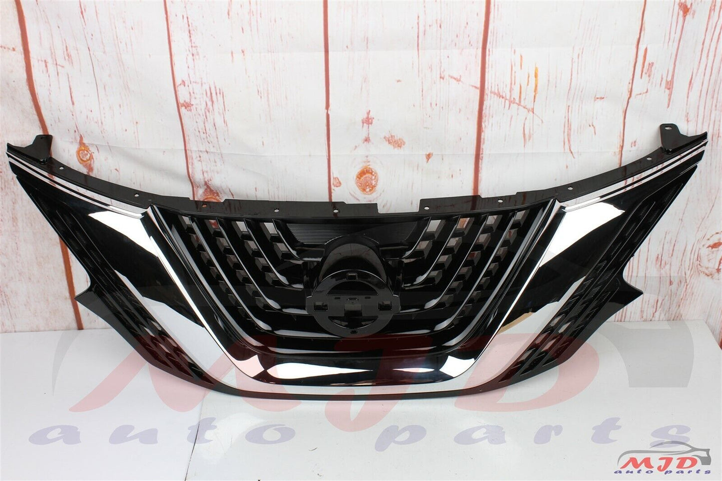 For Nissan Murano 2015-2018 Front Upper Mesh Chrome Grill Grille