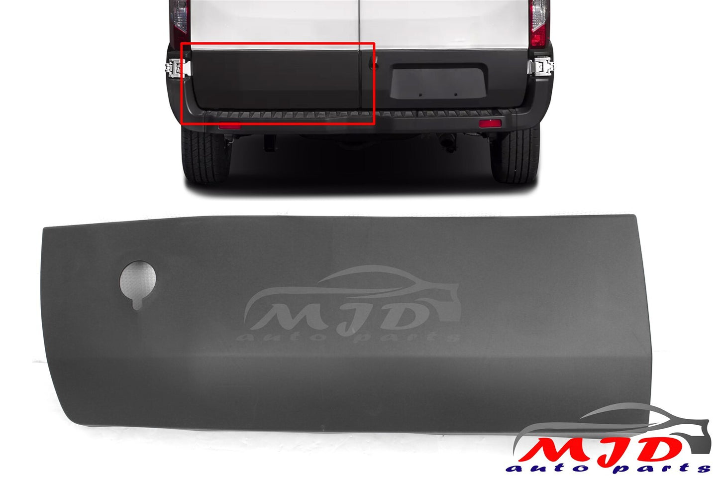 FIT FORD TRANSIT 2015-2024 LEFT DRIVER REAR DOOR PANEL TRIM MOLDING COVER