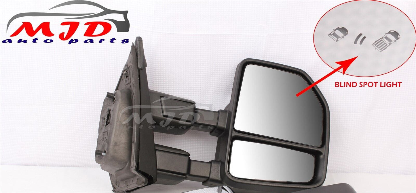 FOR FORD F150 2015-2020 PASSENGER TOWING MIRROR BLIND SPOT BLACK