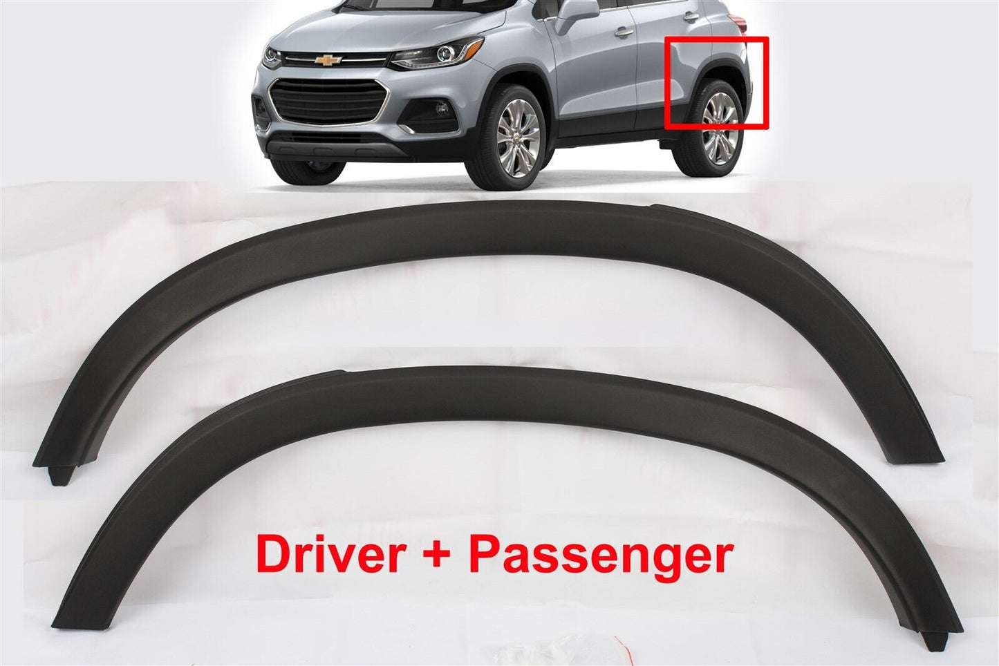 For Chevrolet Trax 2015-2021 REAR WHEEL FENDER FLARE TRIM MOLDING LEFT + RIGHT