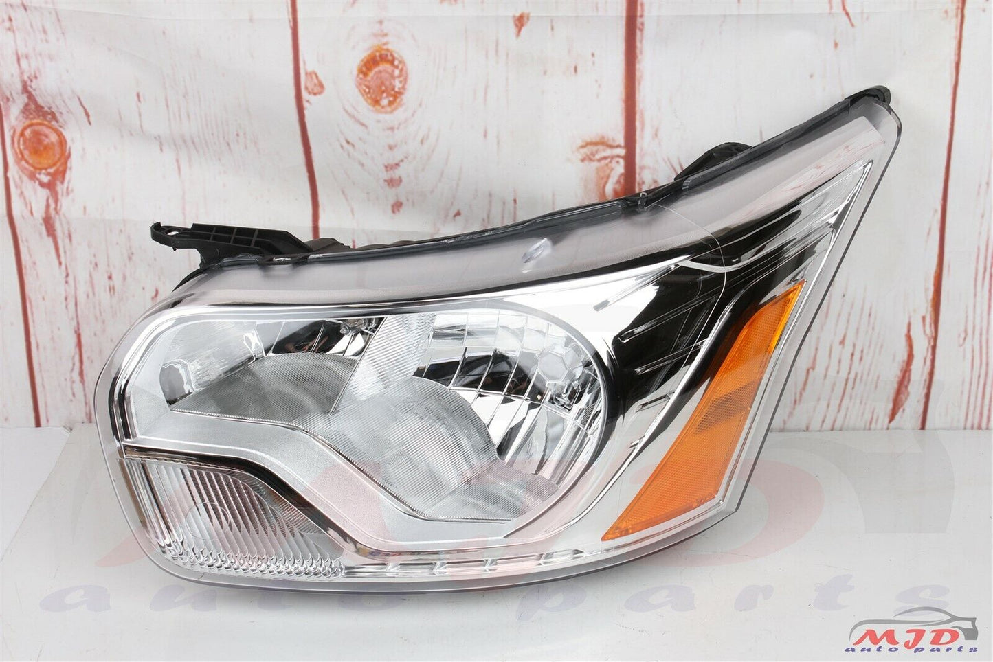 FOR FORD TRANSIT 2015-2022 LEFT DRIVER SIDE CHROME HEADLIGHT HALOGEN