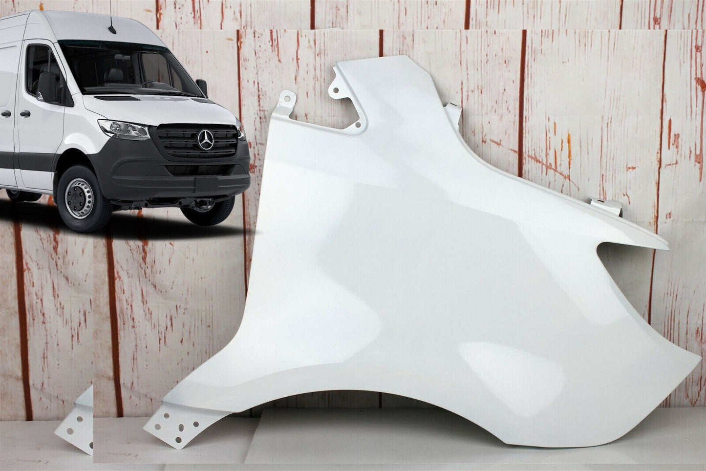 MERCEDES SPRINTER W907 2019-2023 RIGHT PASSENGER SIDE FENDER WHITE 9147