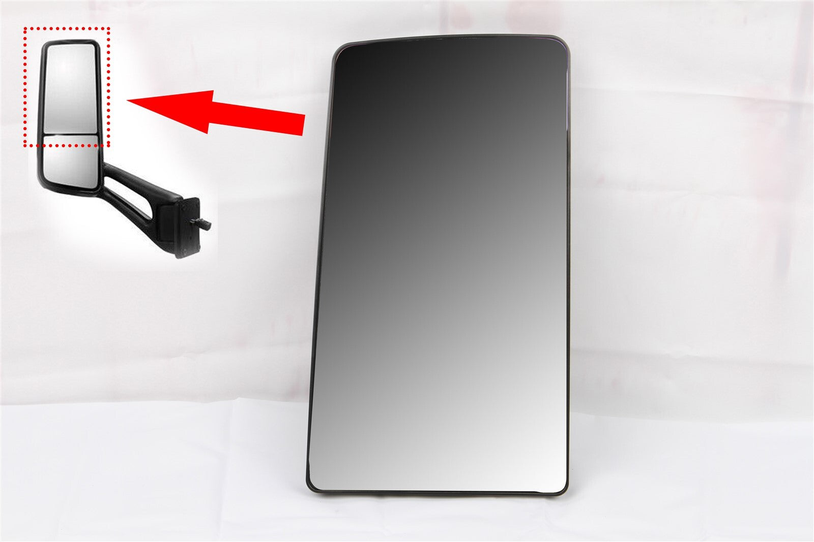 FOR PETERBILT 567 579 587 2012-2020 DRIVER UPPER DOOR MIRROR GLASS HEATED