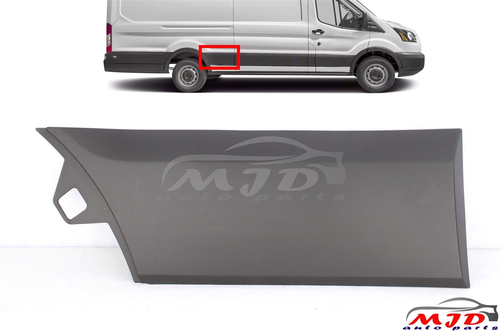 FIT FORD TRANSIT 2015-2023 RIGHT PASSENGER SIDE REAR TRIM MOLDING COVER