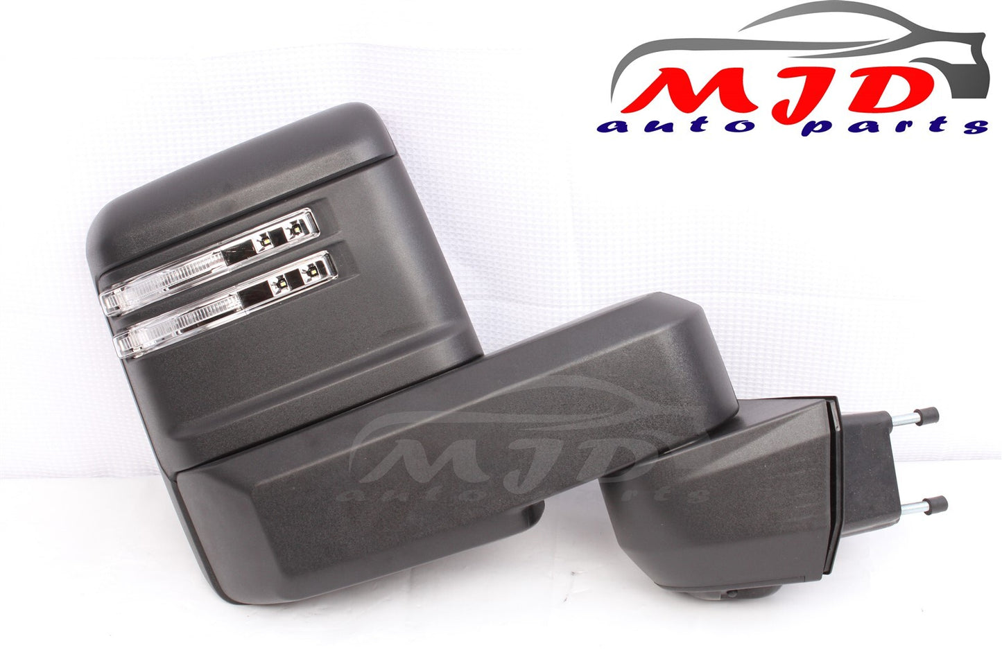 FOR CHEVY SILVERADO 2500 3500 2019-2024 PAIR TOWING MIRROR BLACK MANUAL FOLDING