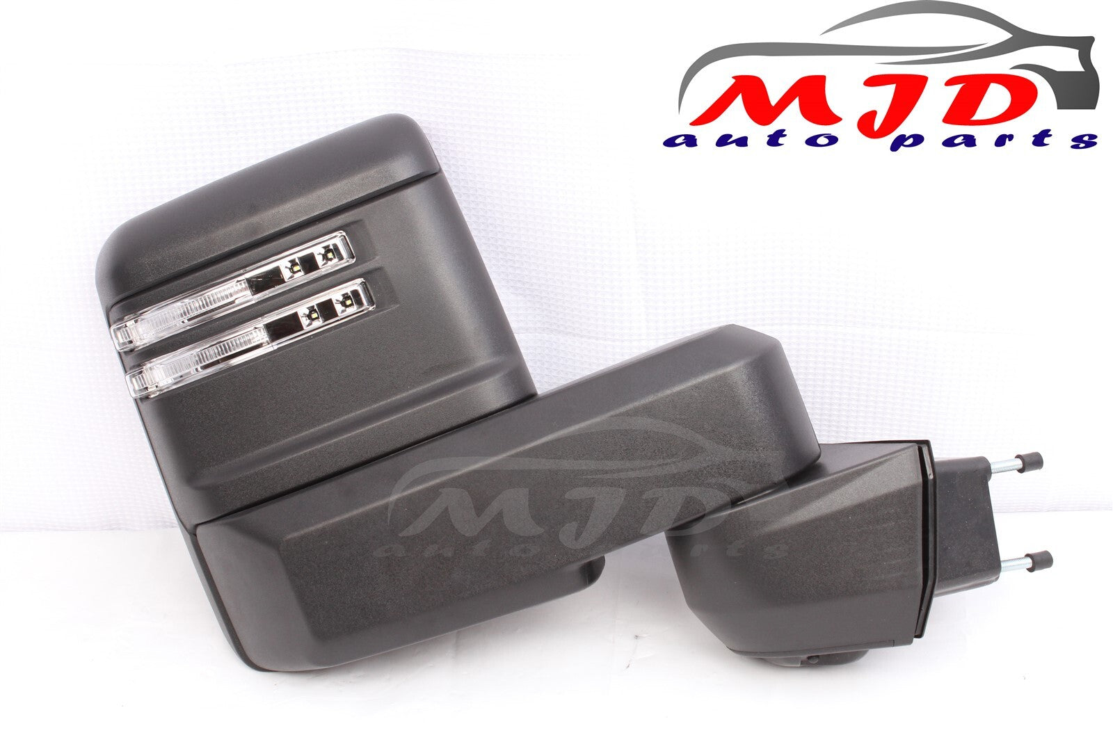 FOR CHEVY SILVERADO 2500 3500 2019-2024 PAIR TOWING MIRROR BLACK MANUAL FOLDING