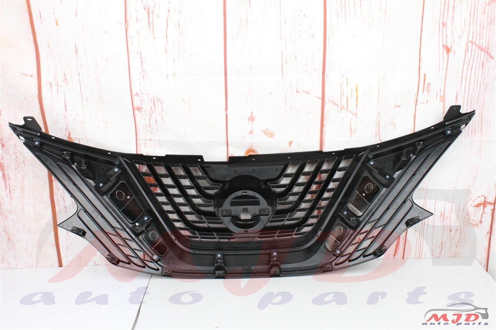 For Nissan Murano 2015-2018 Front Upper Mesh Chrome Grill Grille