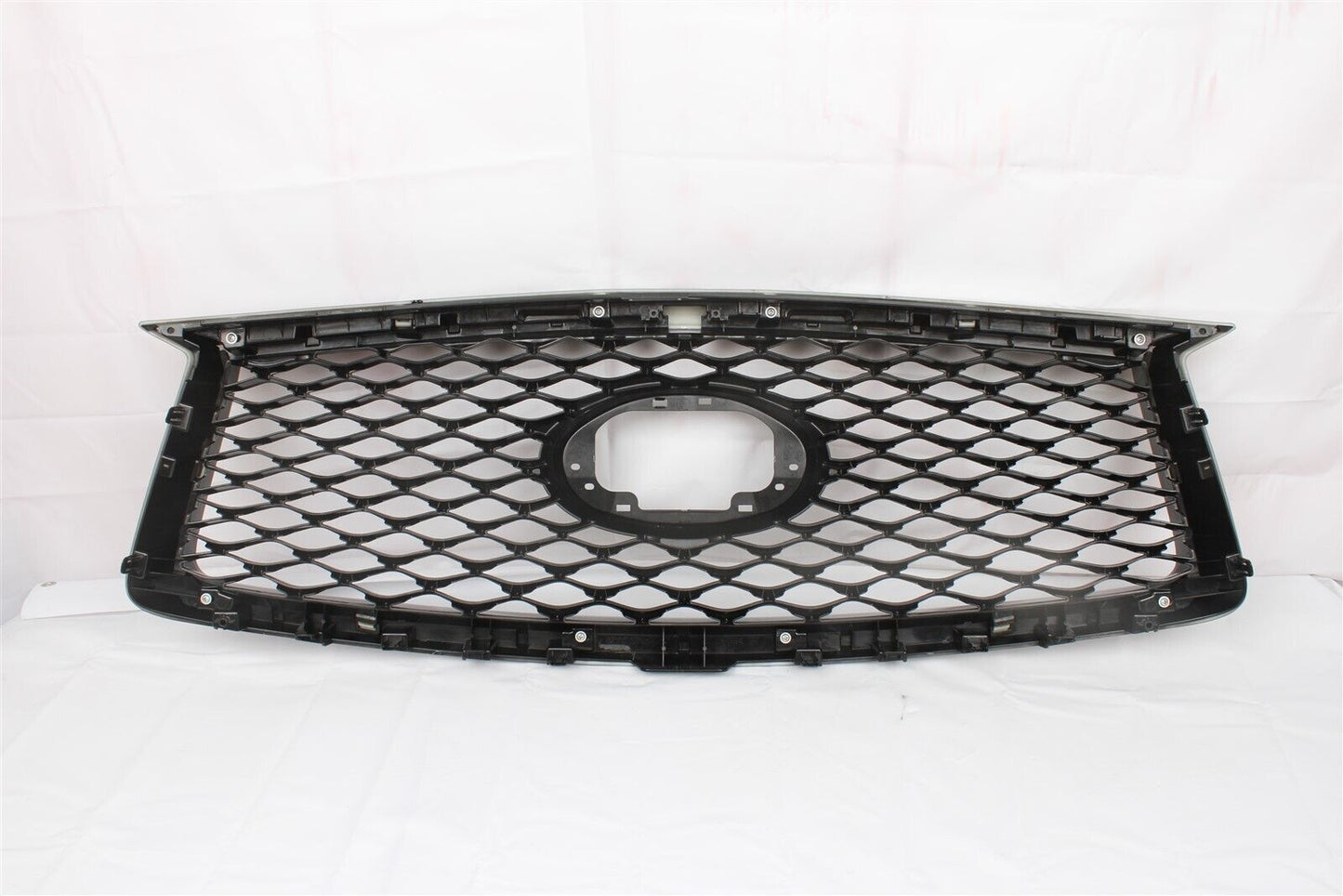 FOR INFINITI QX50 2019-2022 Front Bumper Upper Grille Black With Camera