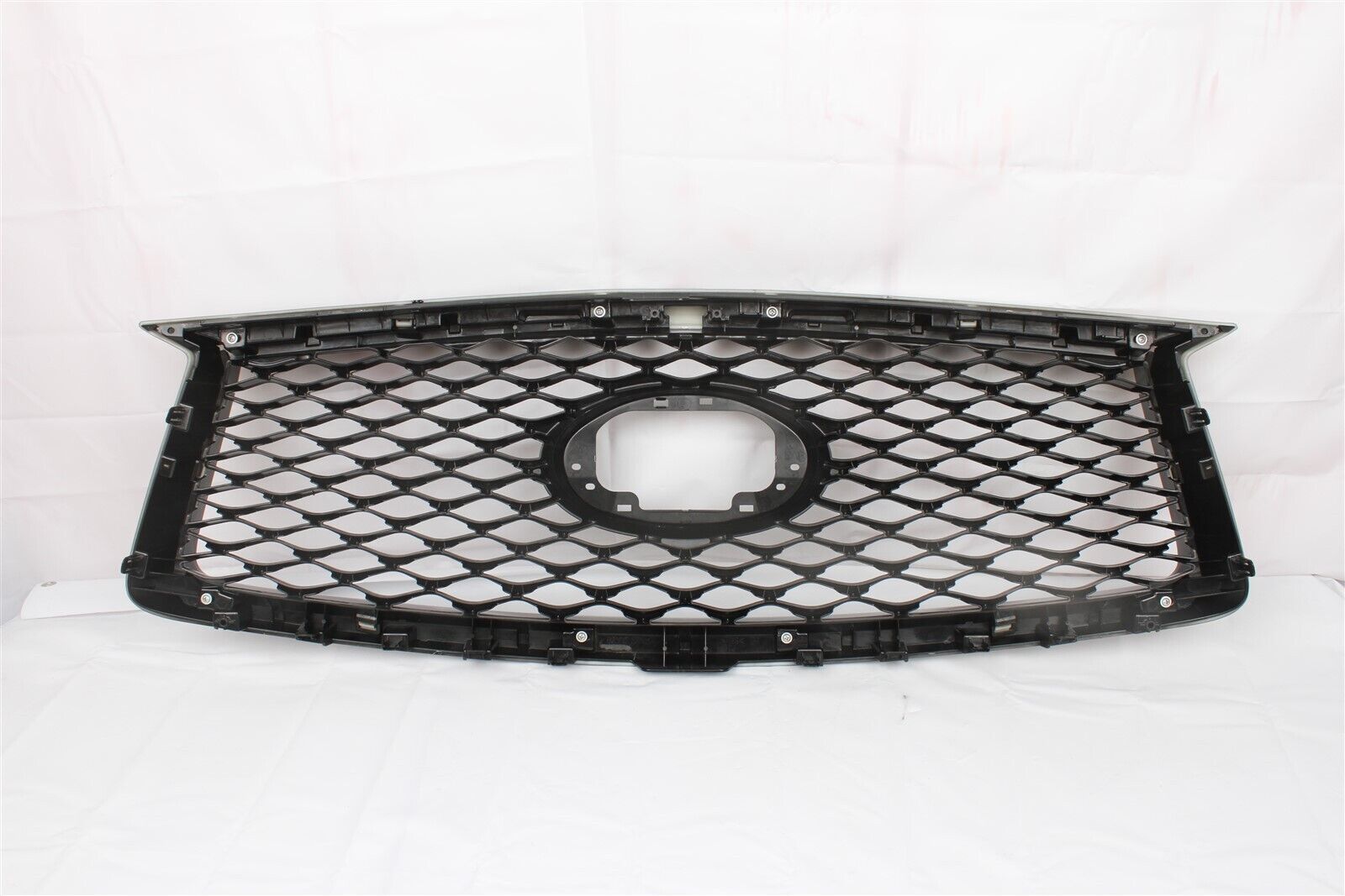 FOR INFINITI QX50 2019-2022 Front Bumper Upper Grille Black With Camera