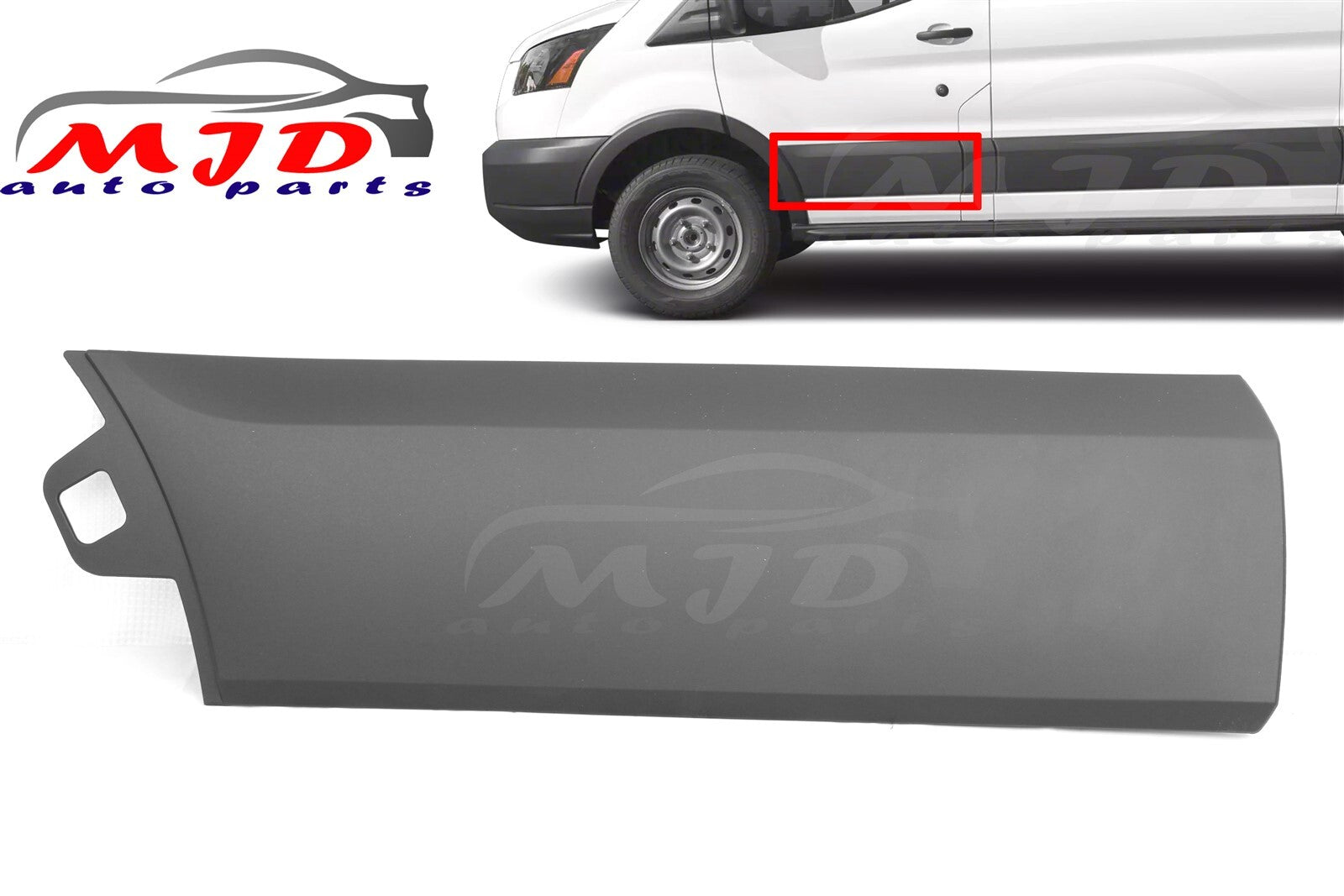FIT FORD TRANSIT 2015-2019 LEFT DRIVER SIDE FRONT DOOR TRIM MOLDING COVER