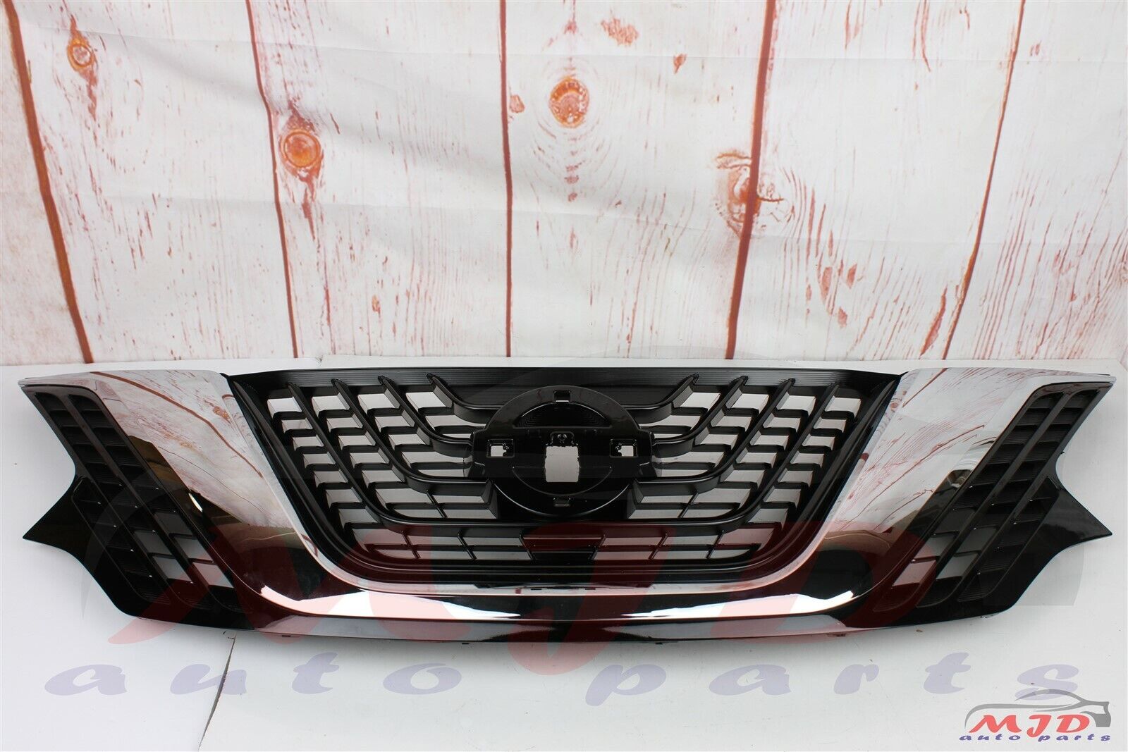 For Nissan Murano 2015-2018 Front Upper Mesh Chrome Grill Grille