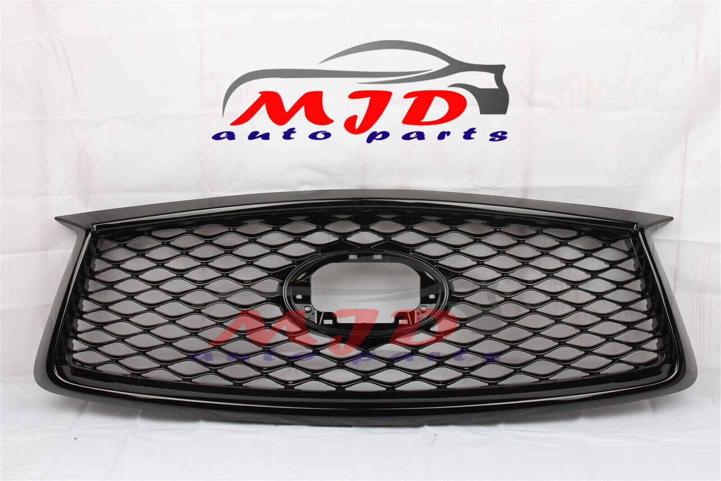 FOR INFINITI QX50 2019-2022 Front Bumper Upper Grille Black 62310-5NN0A