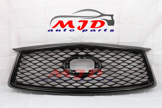 FOR INFINITI QX50 2019-2022 Front Bumper Upper Grille Black 62310-5NN0A
