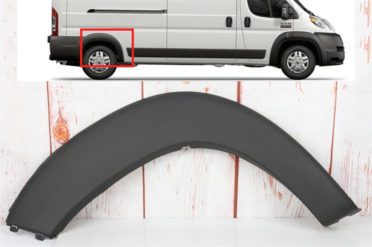 FOR RAM PROMASTER 2014-2018 PASSENGER REAR MOLDING WHEEL TRIM FLARE GRAY