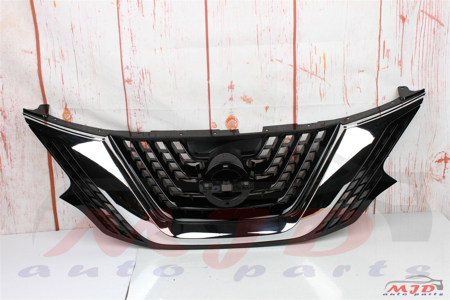 For Nissan Murano 2015-2018 Front Upper Mesh Chrome Grill Grille