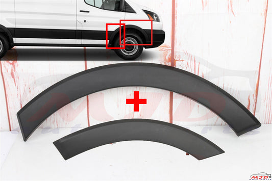 FOR FORD TRANSIT 2015-2022 RIGHT PASSENGER SIDE DOOR + FENDER FLARE MOLDING TRIM