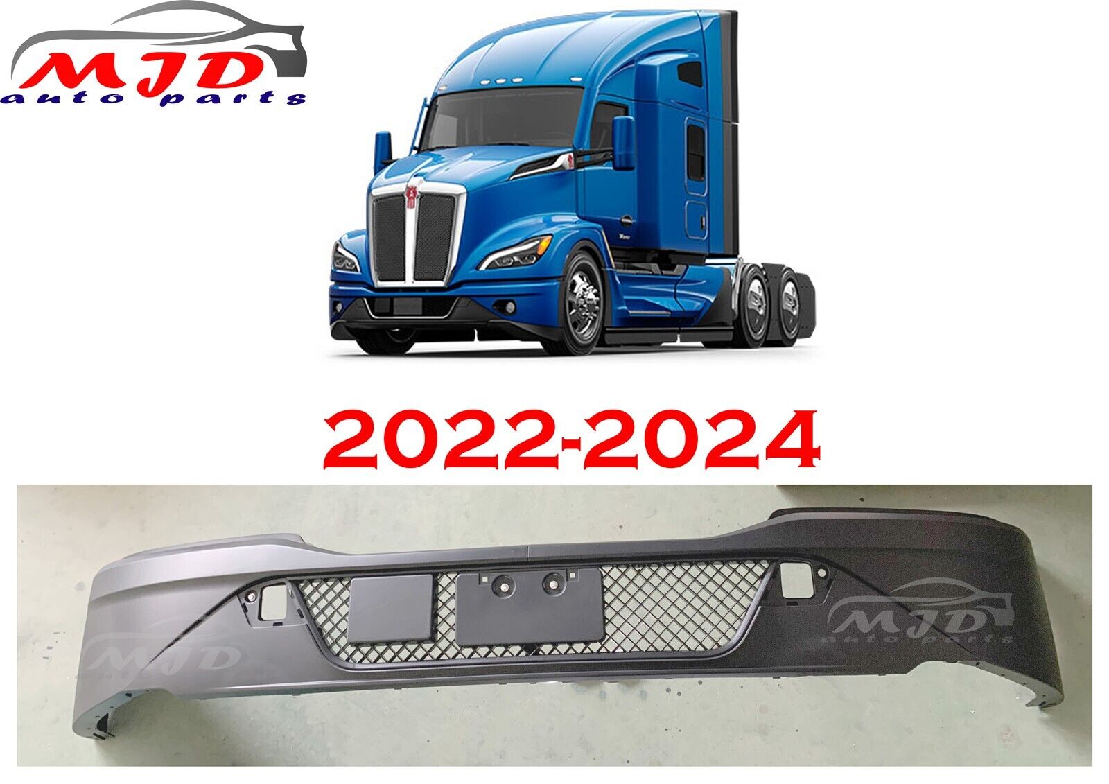 *** PICK UP ONLY *** Front Bumper and Reinforcements for Kenworth T680 2022+