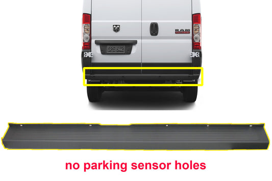 FOR RAM PROMASTER 2014-2018 GRAY REAR BUMPER STEP COVER PANEL NO SENSOR HOLES