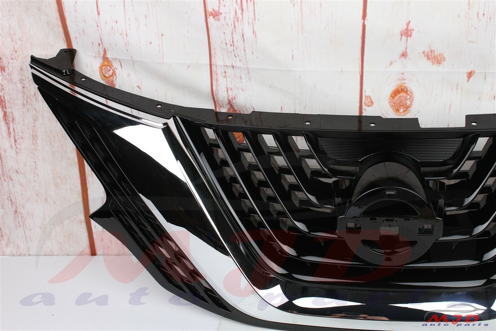 For Nissan Murano 2015-2018 Front Upper Mesh Chrome Grill Grille