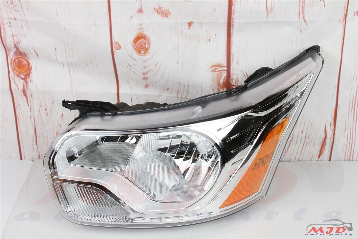 FOR FORD TRANSIT 2015-2022 DRIVER AND PASSENGER SIDE CHROME HEADLIGHT HALOGEN