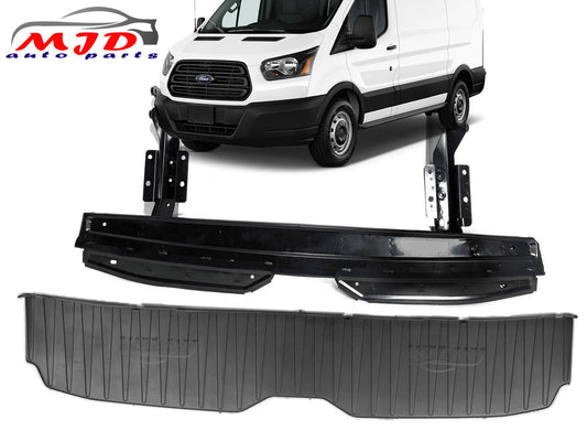 FOR FORD TRANSIT 2015-2022 REAR BUMPER STEP METAL FRAME + COVER STEP PLATE HITCH