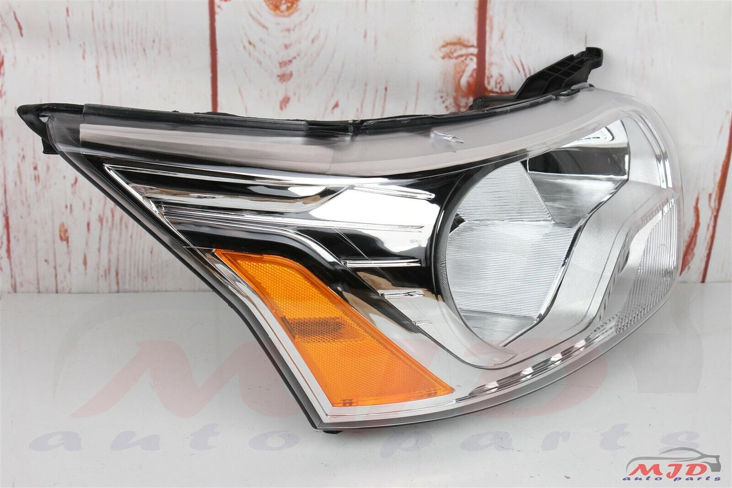 FOR FORD TRANSIT 2015-2022 DRIVER AND PASSENGER SIDE CHROME HEADLIGHT HALOGEN