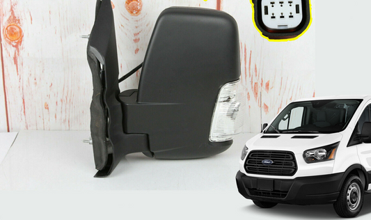 FOR FORD TRANSIT 2015-2022 LEFT DRIVER DOOR POWER MIRROR SIGNAL EK4Z-17683-DB