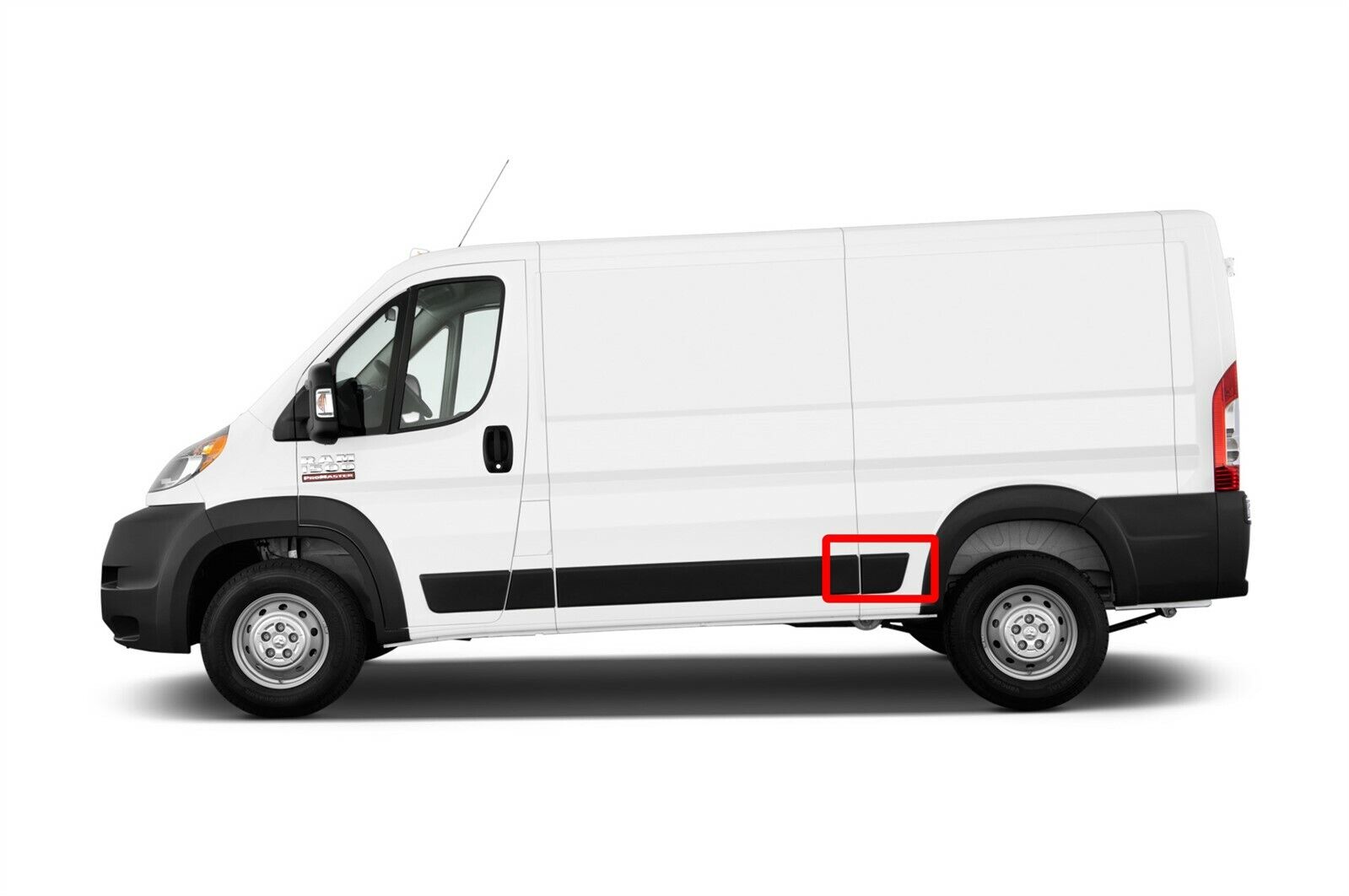 For Dodge Ram ProMaster 2014-2018 REAR DOOR TRIM BODY MOLDING COVER LEFT