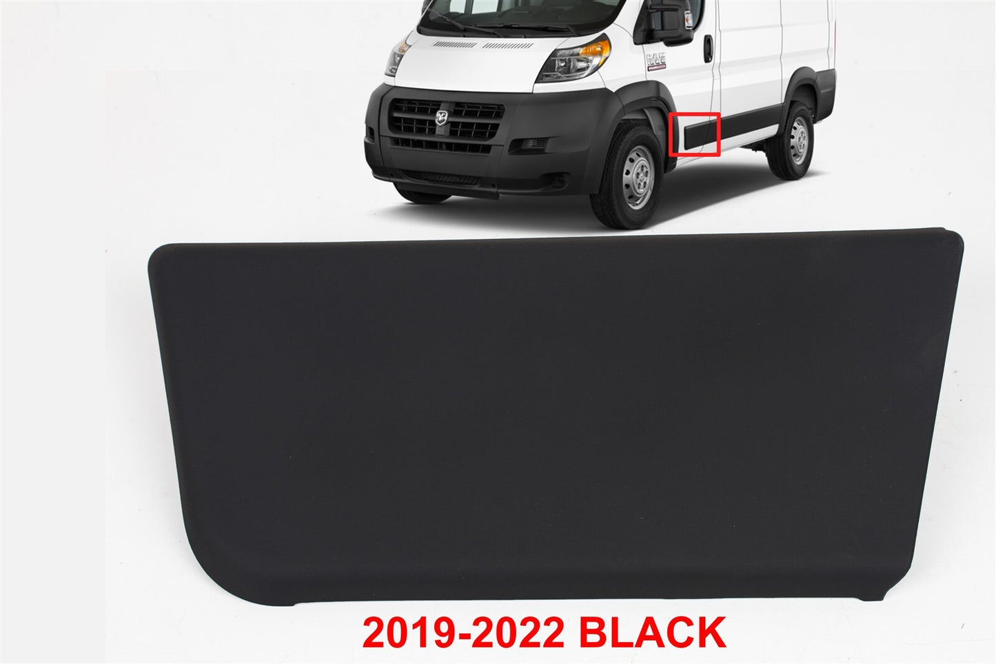 FOR DODGE RAM PROMASTER 2019-2025 1500 2500 3500 DRIVER DOOR TRIM MOLDING COVER
