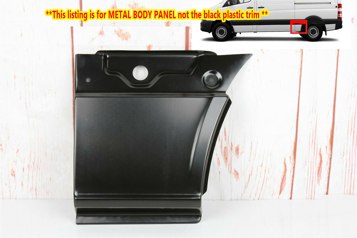 MERCEDES SPRINTER W906 07-18 2500 3500 LH LOWER QUARTER PANEL 9066375409 DODGE