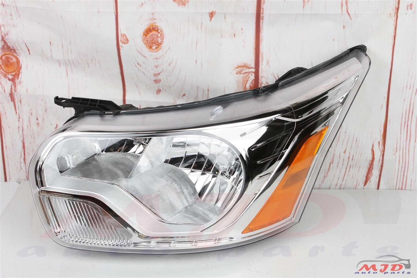 FOR FORD TRANSIT 2015-2022 LEFT DRIVER SIDE CHROME HEADLIGHT HALOGEN