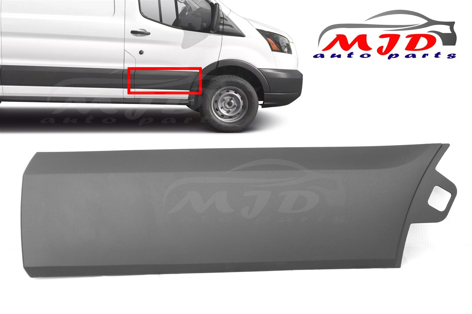 FIT FORD TRANSIT 2015-2019 RIGHT PASSENGER SIDE FRONT DOOR TRIM MOLDING COVER
