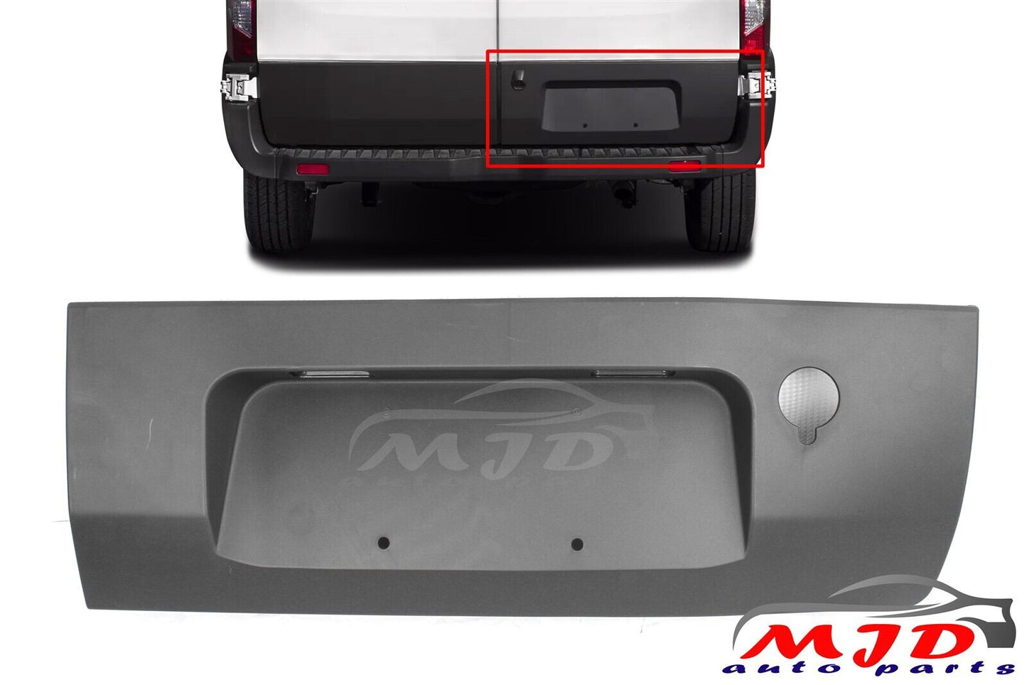 FIT FORD TRANSIT 2015-2019 RIGHT PASSENGER REAR DOOR PANEL TRIM MOLDING COVER