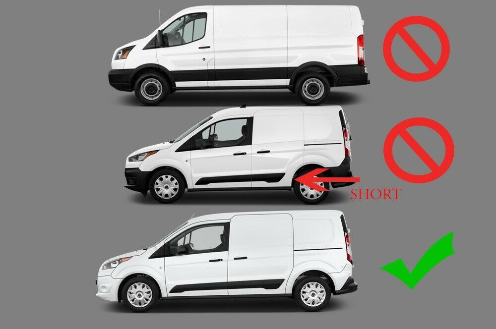FOR FORD TRANSIT CONNECT 2014-2022 LEFT DRIVER SIDE SLIDING DOOR TRIM MOLDING