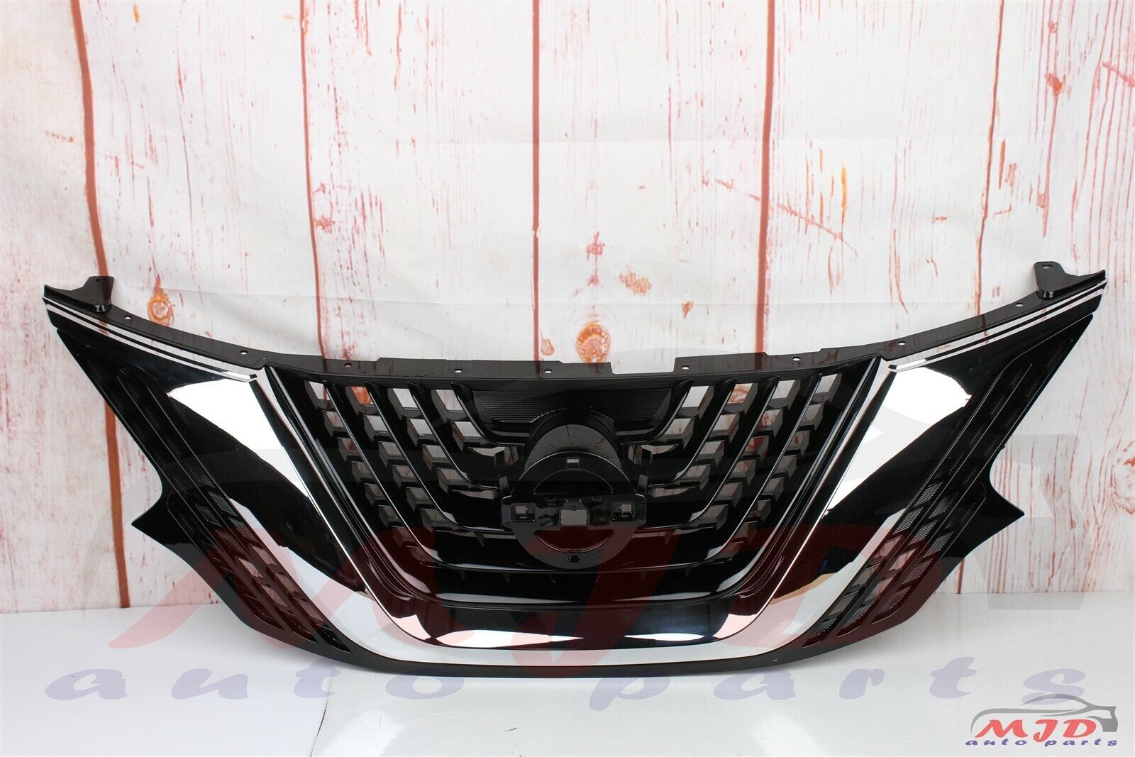 For Nissan Murano 2015-2018 Front Upper Mesh Chrome Grill Grille