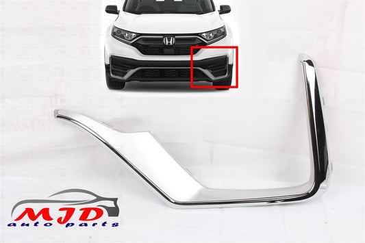 FOR HONDA CRV 2020-2022 DRIVER FRONT BUMPER FOG LIGHT GRILL BEZEL COVER TRIM